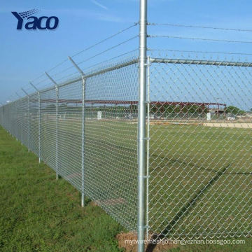 Factory Galvanized Chain Link Fence 8ft High For Baseball Fields